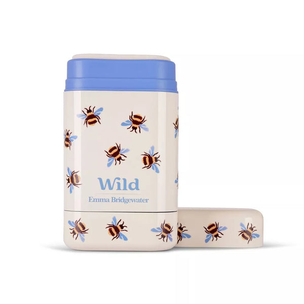 Wild Cosmetics - Refillable Bee Case with Honey & Cactus Flower - Aluminum Free Deodorant