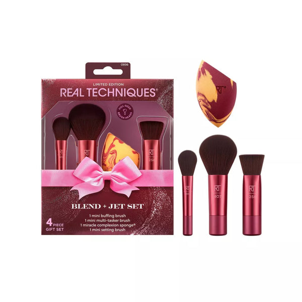 PREVENTA - Real Techniques Mini Make Up Brush And Sponge Gift Set - 4ct