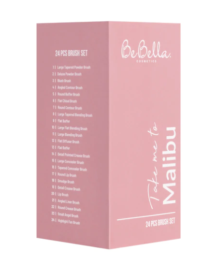 TAKE ME TO MALIBU - SET DE BROCHAS 24PZS