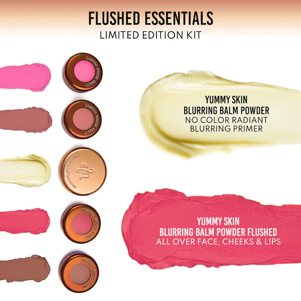 PREVENTA - Mini Yummy Skin Flushed Essentials: Face & Lip Makeup Gift Set