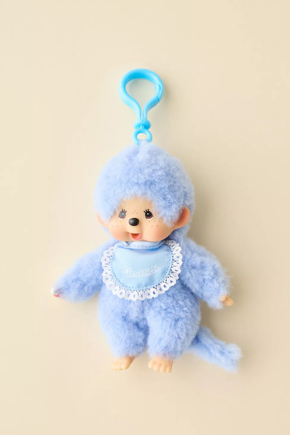 PREVENTA- Monchhichi Beanie Plushie Keychain Blue