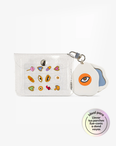 Eye-Conic Pimple Charm Pouch + Mirror Key Charm – Nipskin® X Daniela Salcedo