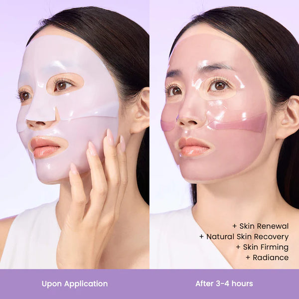 Rejuvenating Caviar PDRN Real Deep Mask - 4 Pack for Natural Skin Renewal & Firming