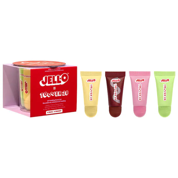 PREVENTA- JELL-O™  X TOWER 28 Lil' Pudding Mini Lip Softie Gift