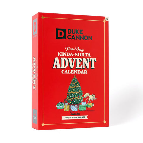 PREVENTA- Duke Cannon Supply Co. Men's Advent Calendar Holiday Soap and Cologne Gift Set - 5ct