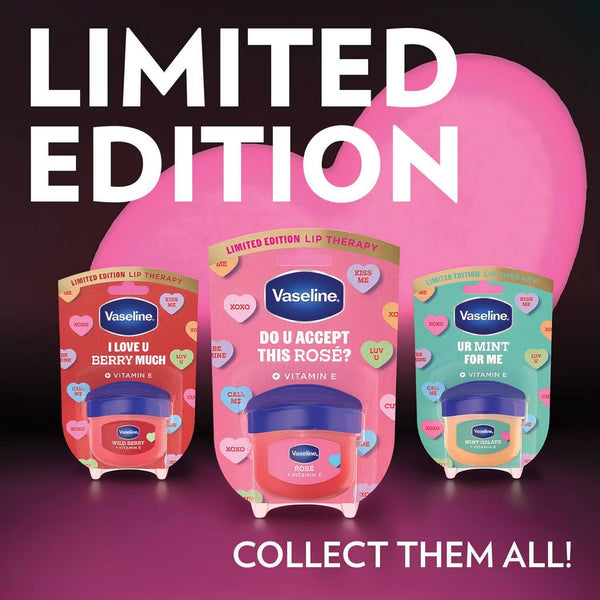 PREVENTA- Mini Lip Balm Vaseline Valentine’s - Rose