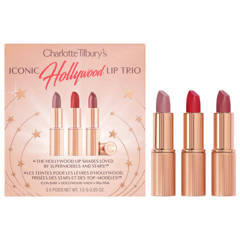 PREVENTA- MINI ICONIC HOLLYWOOD LIPSTICK TRIO SET - CHARLOTTE TILBURY