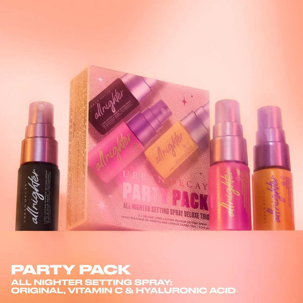 PREVENTA - MINI PARTY PACK ALL NIGHTER SETTING SPRAY TRIO - HOLIDAY MAKEUP SET - URBAN DECAY