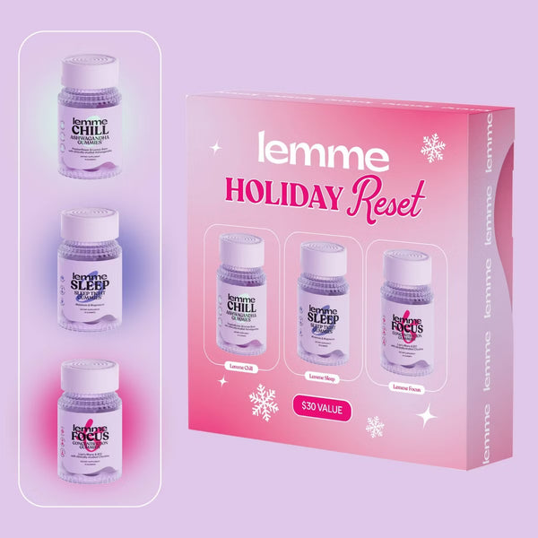 PREVENTA- Lemme Holiday Reset Mini's Set - Sleep Chill Focus - 3ct