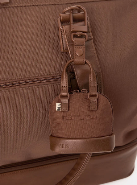 The Micro Weekender Charm  in Atlas Mapple