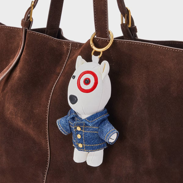 PREVENTA- Blue Jeans Bullseye Bag Charm - Universal Thread™ Off-White