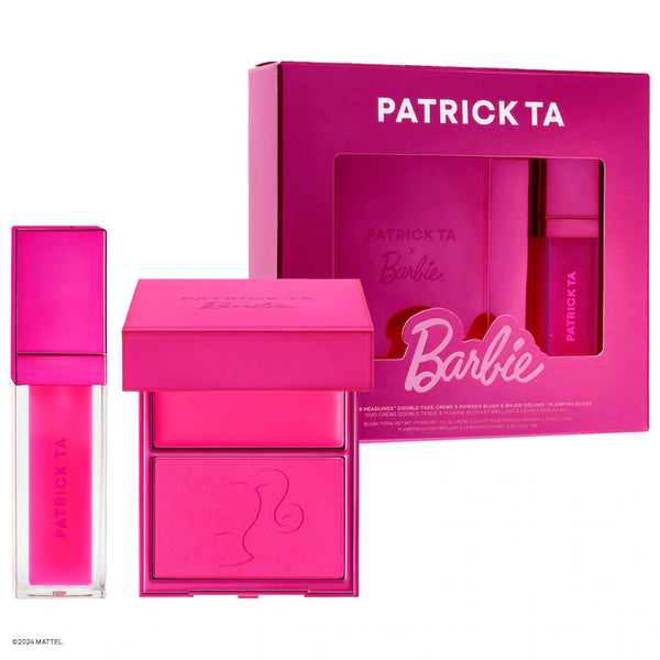 PREVENTA - Patrick Ta x Barbie™ Blush Duo and Lip Plumper Set