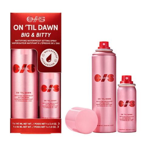 PREVENTA - On 'Til Dawn Mattifying Waterproof Setting Spray Big & Bitty Duo