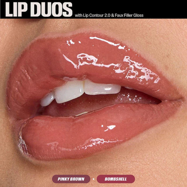 PREVENTA - HUDA BEAUTY | Juicy Bombshell Lip Gloss + Liner Set