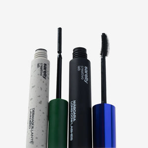 Combo máscara + desmaquillante rutina para pestañas largas y fuertes