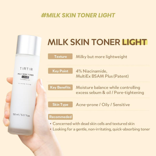 Milk Skin Toner Light - Nutrición Intensa
