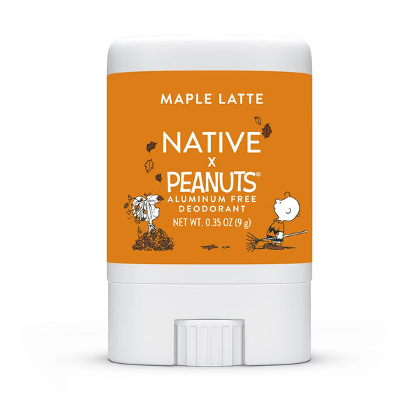 PREVENTA- Native Fall Peanuts Collab Mini Deodorant - Maple Latte - 0.35oz