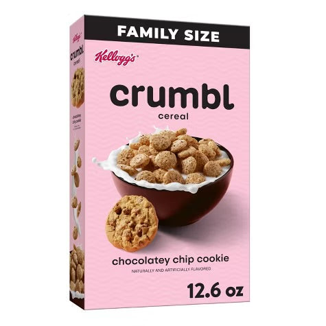 Kellogg's Crumbl Cookies Cereal - 12.6oz