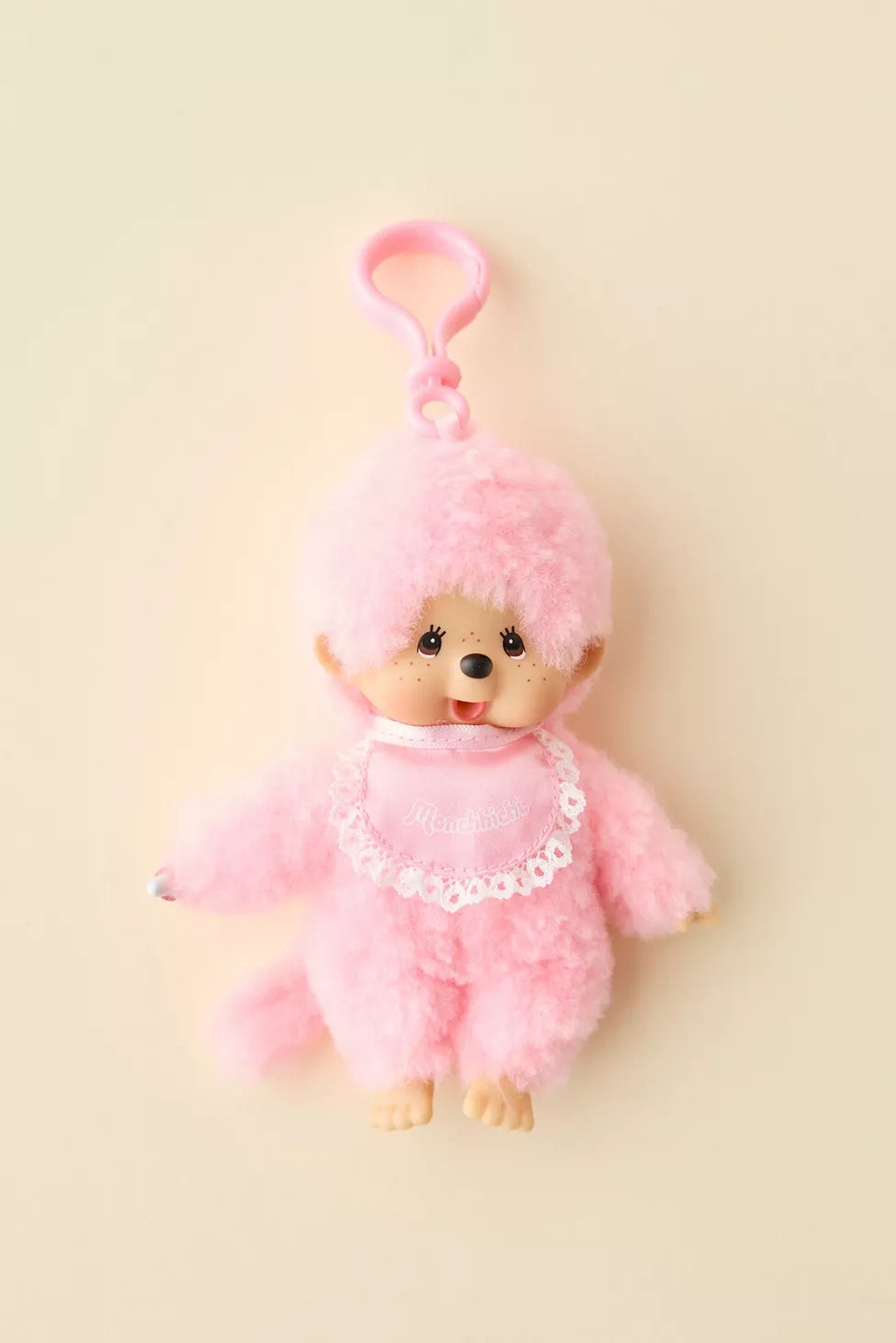 PREVENTA- Monchhichi Beanie Plushie Keychain Pink