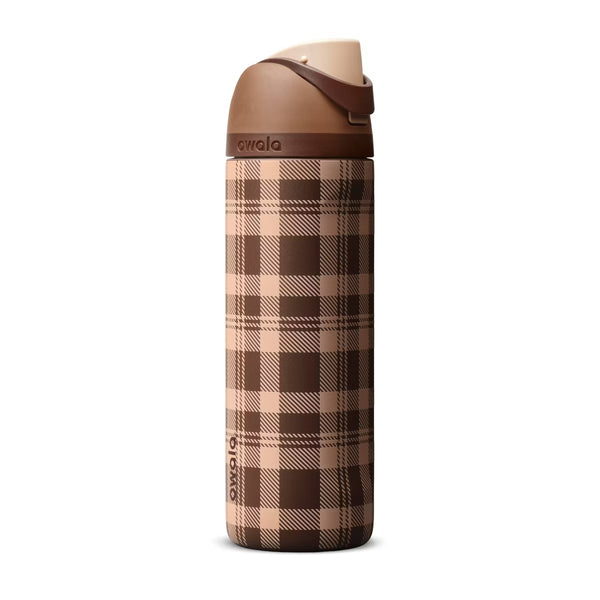 PREVENTA - Owala 24 fl oz Stainless Steel Special Edition FreeSip Insulated Water Bottle - Plaid and Simple