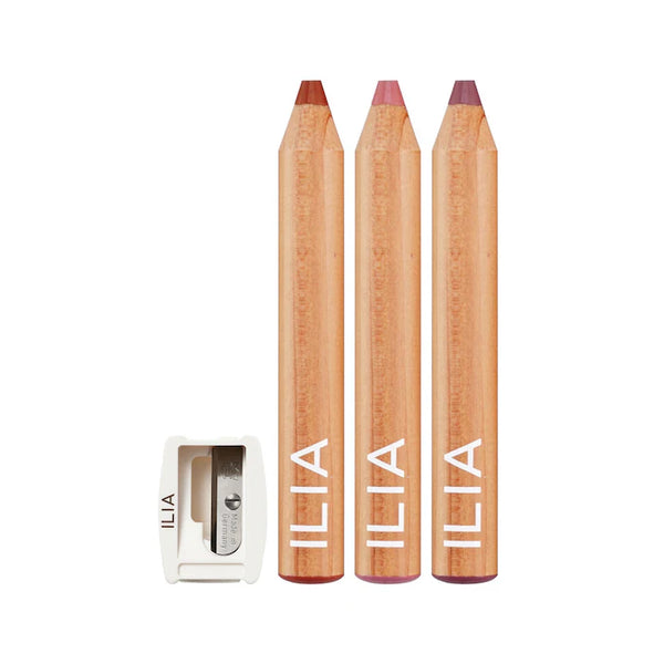 PREVENTA- Mini Lip Sketch Trio - Long-Wear Lipstick + Lipliner Crayons