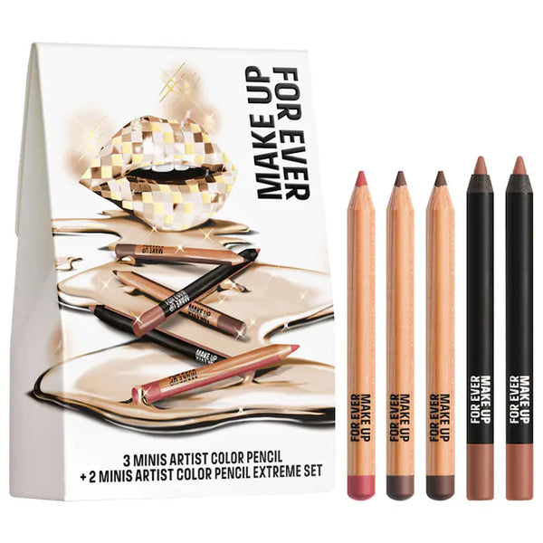 PREVENTA - Mini Artist Color Pencil Original & Extreme Long-lasting Lip Liner Set