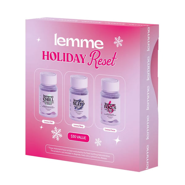 PREVENTA- Lemme Holiday Reset Mini's Set - Sleep Chill Focus - 3ct