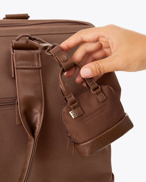 The Micro Weekender Charm  in Atlas Mapple