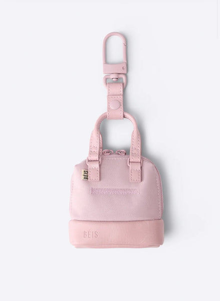The Micro Weekender Charm 
in Atlas Pink