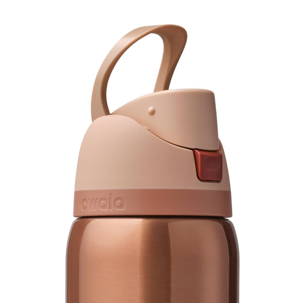 PREVENTA- Special Edition Owala 32oz Stainless Steel FreeSip Sway Water Bottle - Metallic Rose Gold