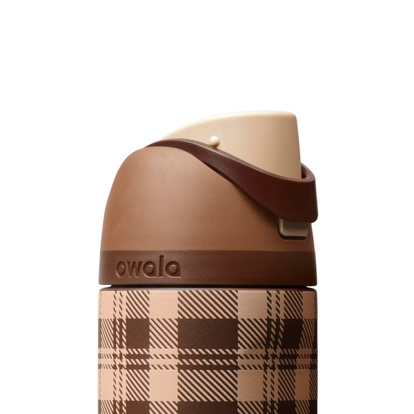 PREVENTA - Owala 24 fl oz Stainless Steel Special Edition FreeSip Insulated Water Bottle - Plaid and Simple