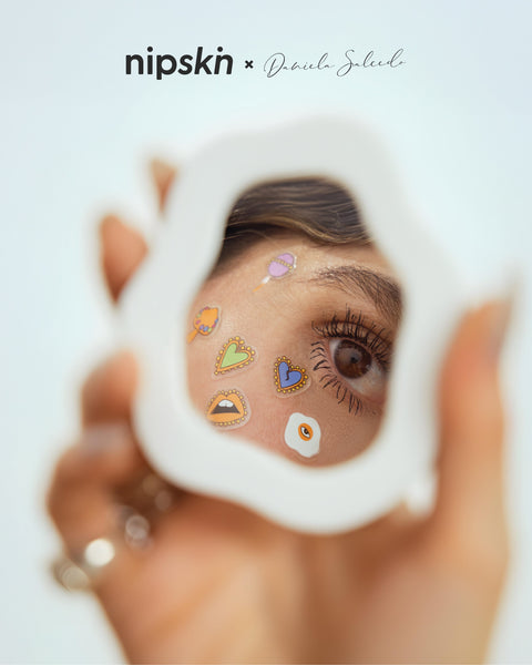 Eye-Conic Pimple Charm Pouch + Mirror Key Charm – Nipskin® X Daniela Salcedo
