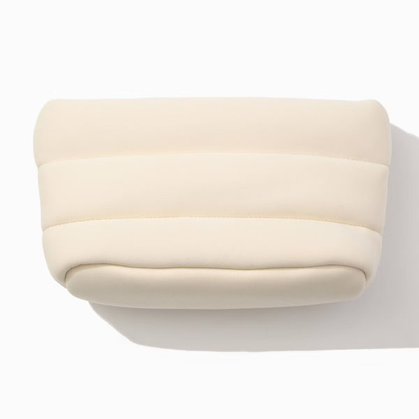 PREVENTA- Frasier Sterling Puffer Cosmetic Pouch - Coconut