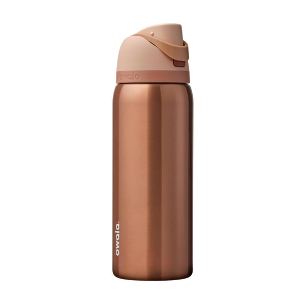 PREVENTA- Special Edition Owala 32oz Stainless Steel FreeSip Sway Water Bottle - Metallic Rose Gold