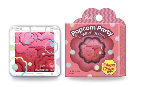 CHUPA CHUPS POPCORN PARTY OMBRE - RUBOR E ILUMINADOR