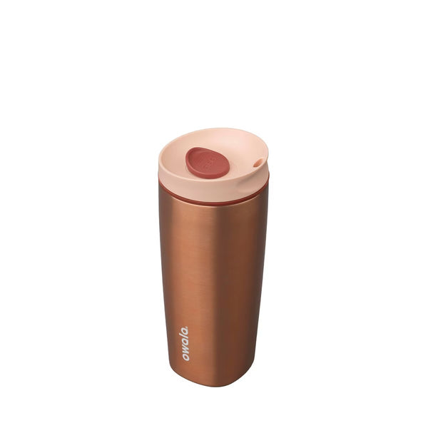 PREVENTA- Owala 20fl oz Stainless Steel SmoothSip Slider Coffee Tumbler - In Good Company