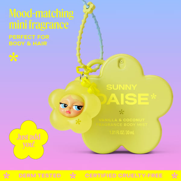 PREVENTA- DAISE Mini Body Mist + Charm - Sunny - 1.01 fl oz