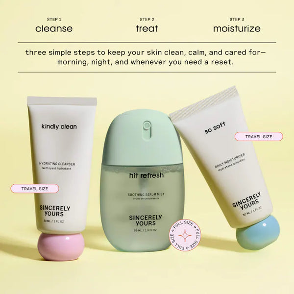 PREVENTA- Fresh Starter 3 Piece Skincare Set
