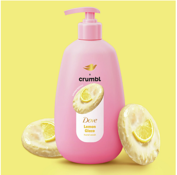 PREVENTA - Dove Crumbl Moisturizing Liquid Hand Wash Lemon Glaze, 12 oz