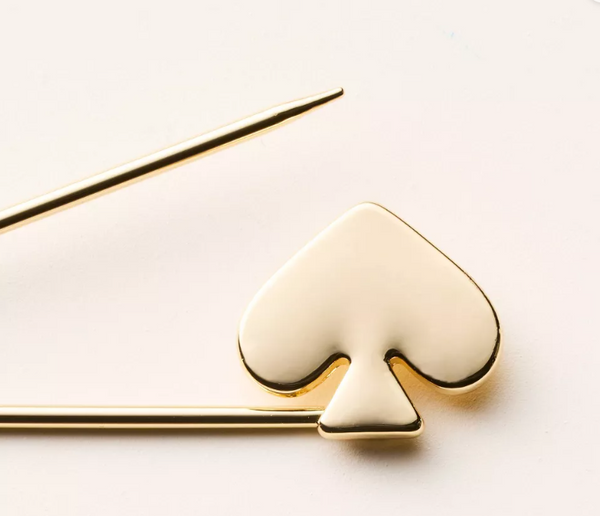 Spade Safety Pin Brooch - kate spade new york x Target Gold