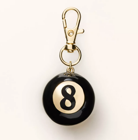 8 Ball Bag Charm Keychain - kate spade new york x Target Gold/Black