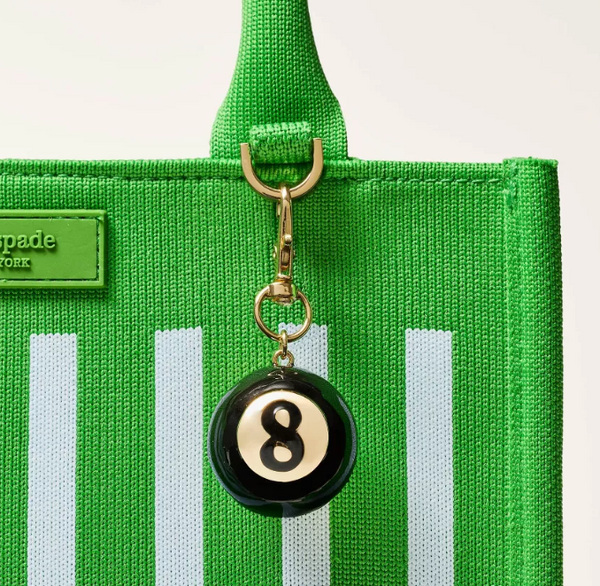 8 Ball Bag Charm Keychain - kate spade new york x Target Gold/Black