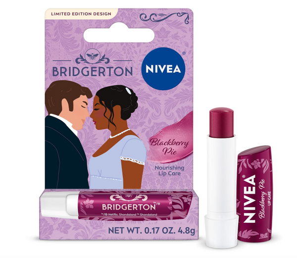 PREVENTA - NIVEA Blackberry Pie Lip Balm, Nourishing Lip Care, Bridgerton Edition