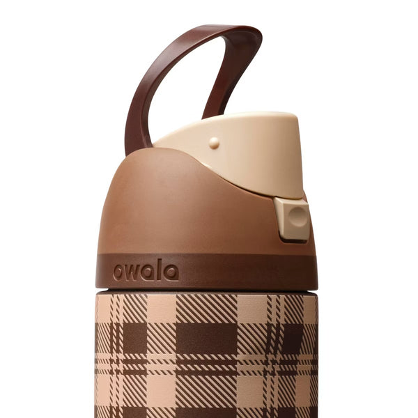 PREVENTA - Owala 24 fl oz Stainless Steel Special Edition FreeSip Insulated Water Bottle - Plaid and Simple