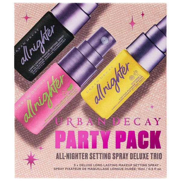 PREVENTA - MINI PARTY PACK ALL NIGHTER SETTING SPRAY TRIO - HOLIDAY MAKEUP SET - URBAN DECAY