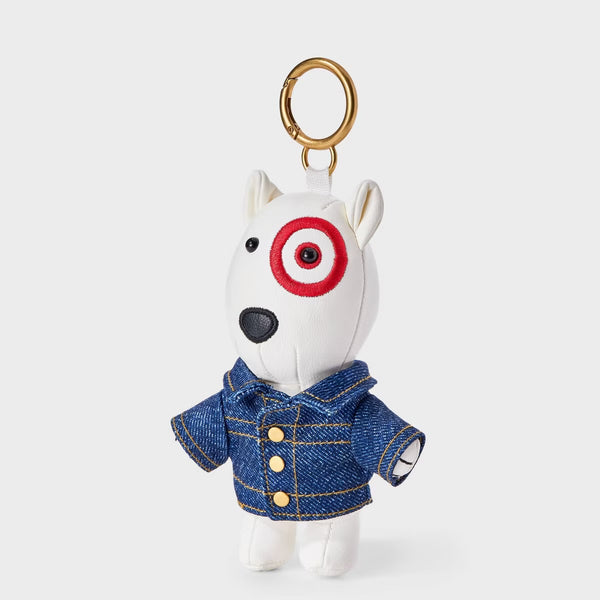 PREVENTA- Blue Jeans Bullseye Bag Charm - Universal Thread™ Off-White