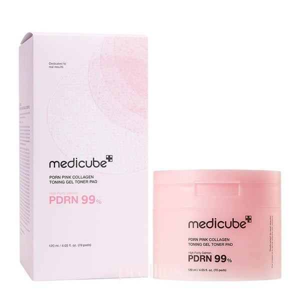 PDRN Pink Collagen Toning Gel Toner Pad - 120ml/70ea