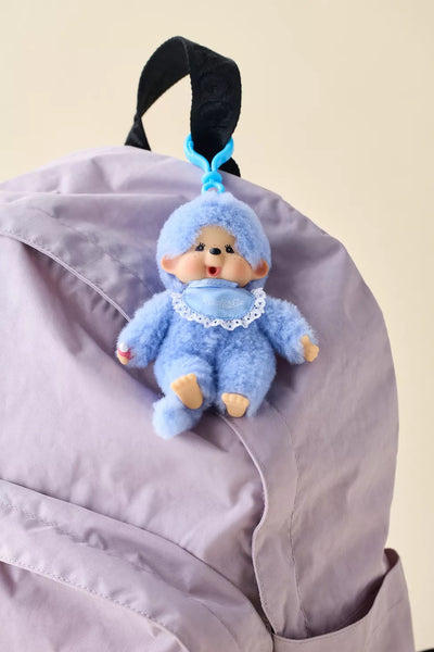 PREVENTA- Monchhichi Beanie Plushie Keychain Blue