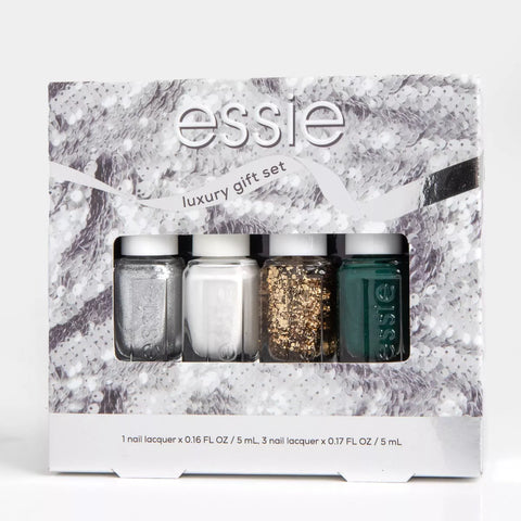 Limited Edition ESSIE Holiday Nail Polish Gift Set - 4pc