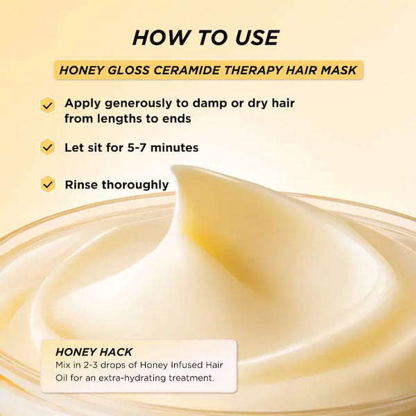 Honey Gloss Ceramide Therapy Hydrating Hair Mask